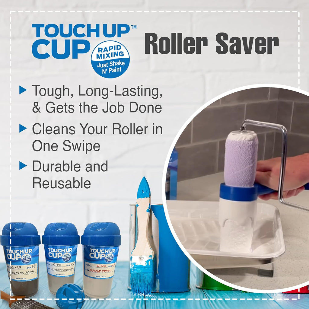 Roller Saver Paint Roller Cleaner Tool, House Painting Supplies, Paint Remover Scraper, As Seen On Shark Tank