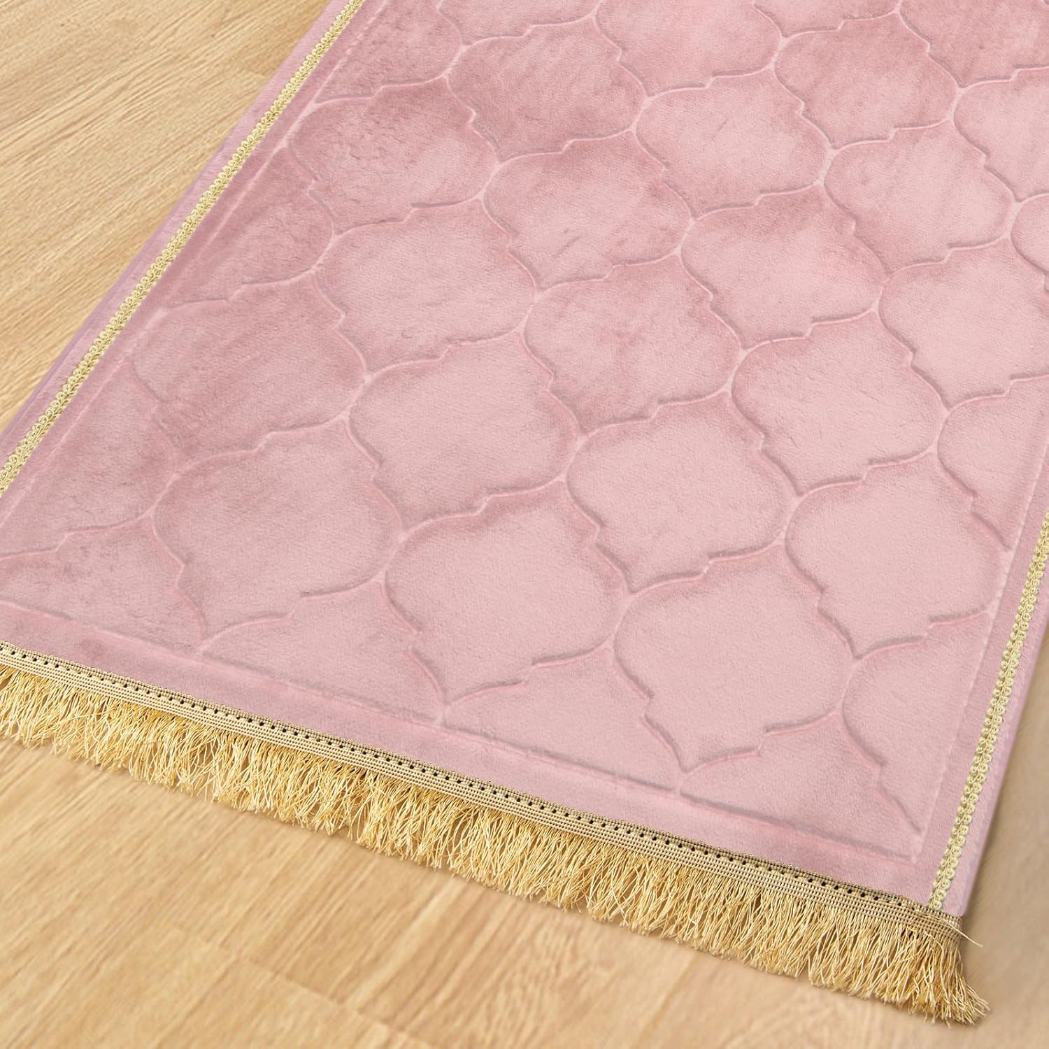 Muslim Prayer Rug with Tasbih Prayer Beads, Soft Memory Foam Prayer Matt Islam, Padded Islamic Prayer Mat Thick for