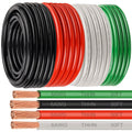 6 Gauge THHN Wire Kit with 8 AWG Green Ground, Stranded Copper Wire, 30 Ft