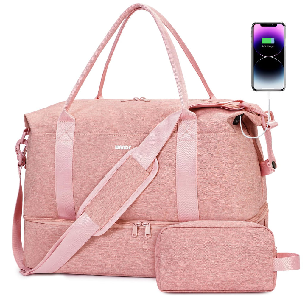 Personal Item Travel Bag, Carry On Weekender Bag for Women