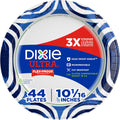 Large Paper Plates 10 Inch, Heavy Duty Disposable Plates, 44 ct