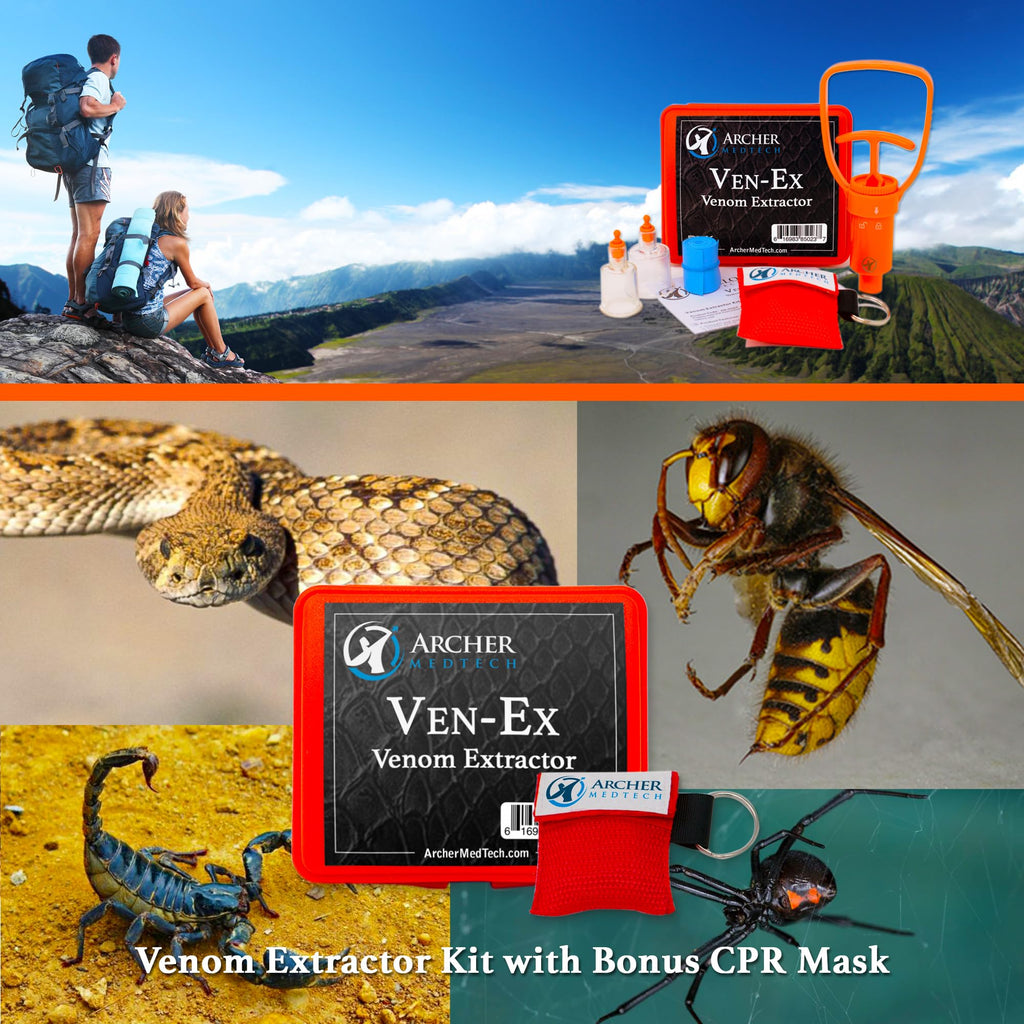 Ven-Ex Snake Bite and Sting Portable Venom Extractor Kit