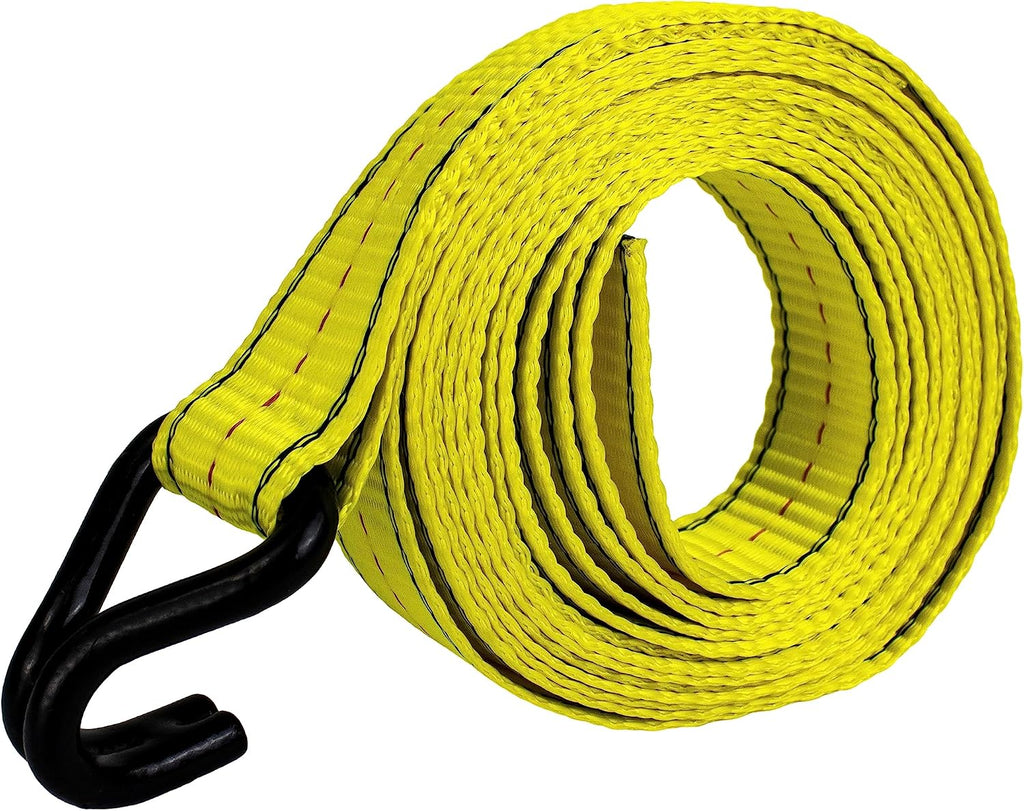 (R) 4PC 1-1/2" x 15 ft Heavy Duty Ratchet Cargo Tie Down Straps 3000lbs Dual J-Hooks