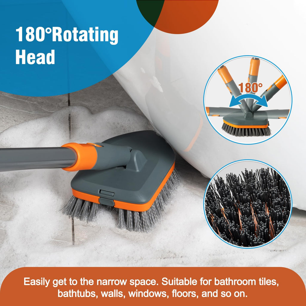 Floor Scrub Brush Tile Tub Scrubber Brush