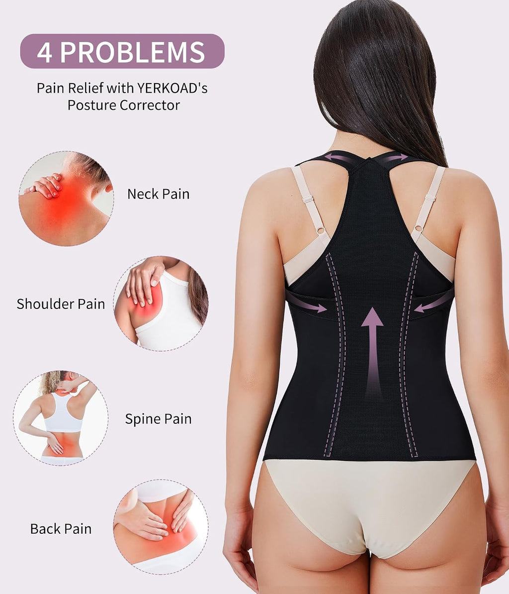 Back Brace for Women Breathable Back Straightener Posture Corrector