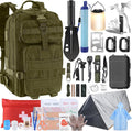 Survival Kit, Survival Gear and Equipment 258 PCS with Water Filter, Emergency Tent, LED Lantern, First Aid Kit