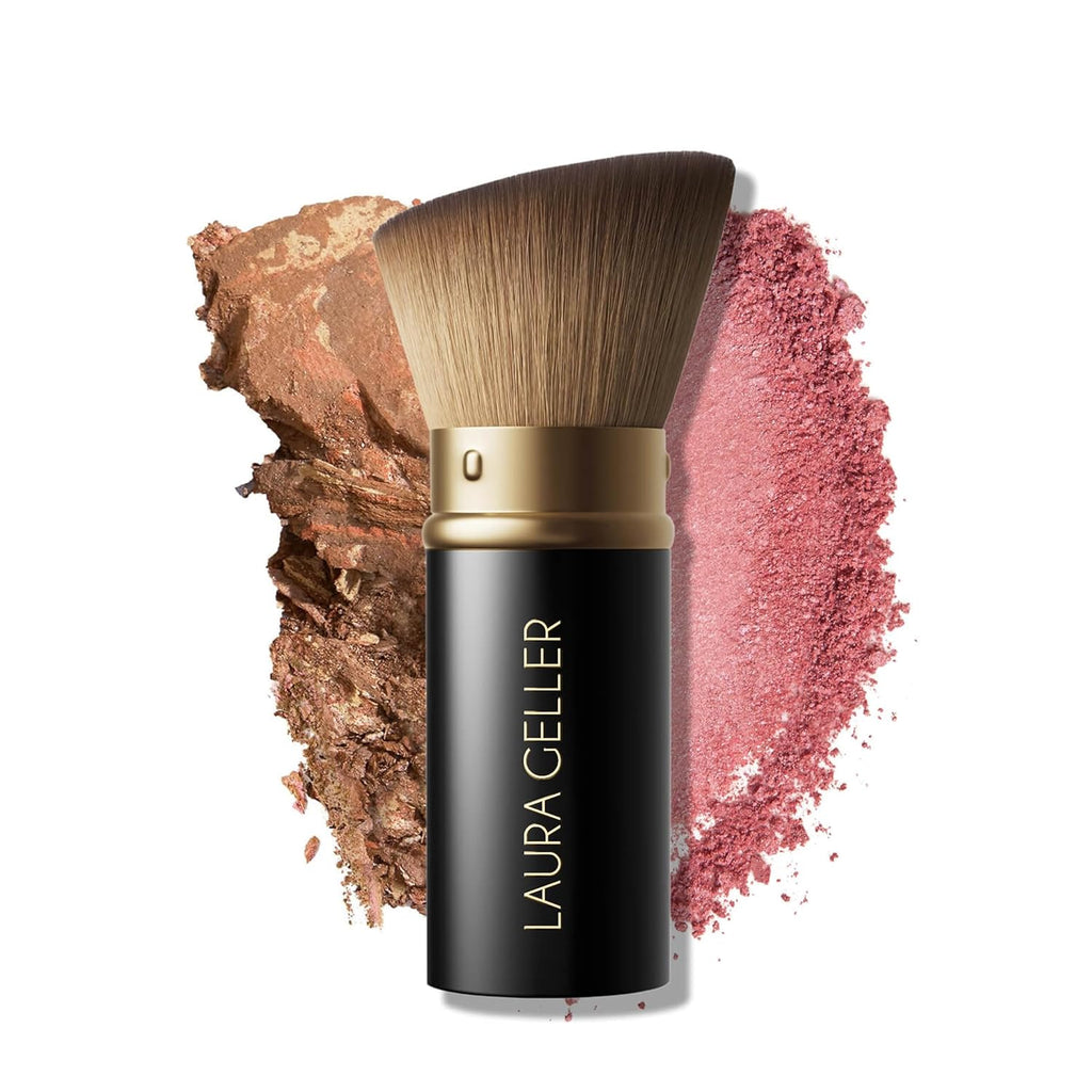 Cosmetic Professional Makeup Brushes - Cruelty-Free 02 Retractable Angled Kabuki Brush