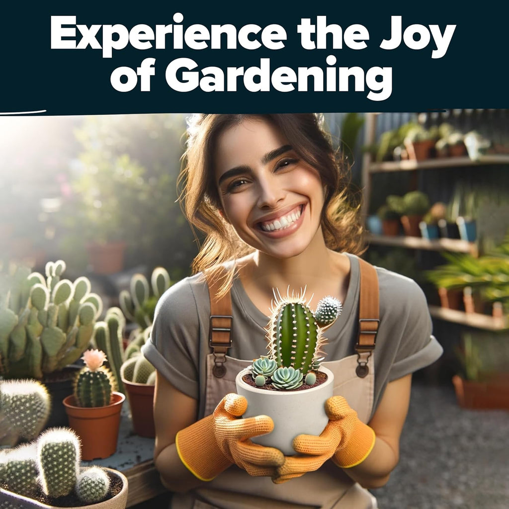 Succulent & Cactus Seed Kit for Planting – [Enthusiasts Favorites] Premium Cactus & Succulent Starter Kit: 4