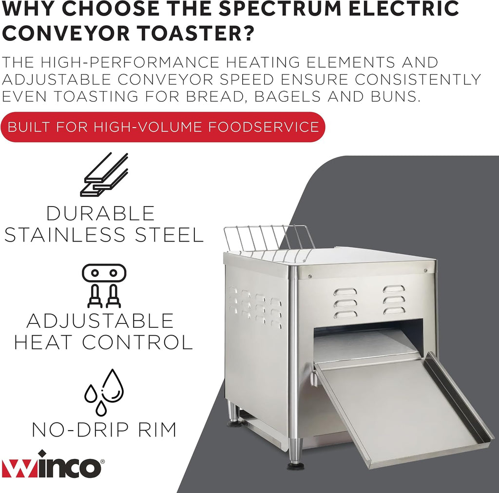 700 Slices/Hour Conveyor Toaster, Slices/Hour