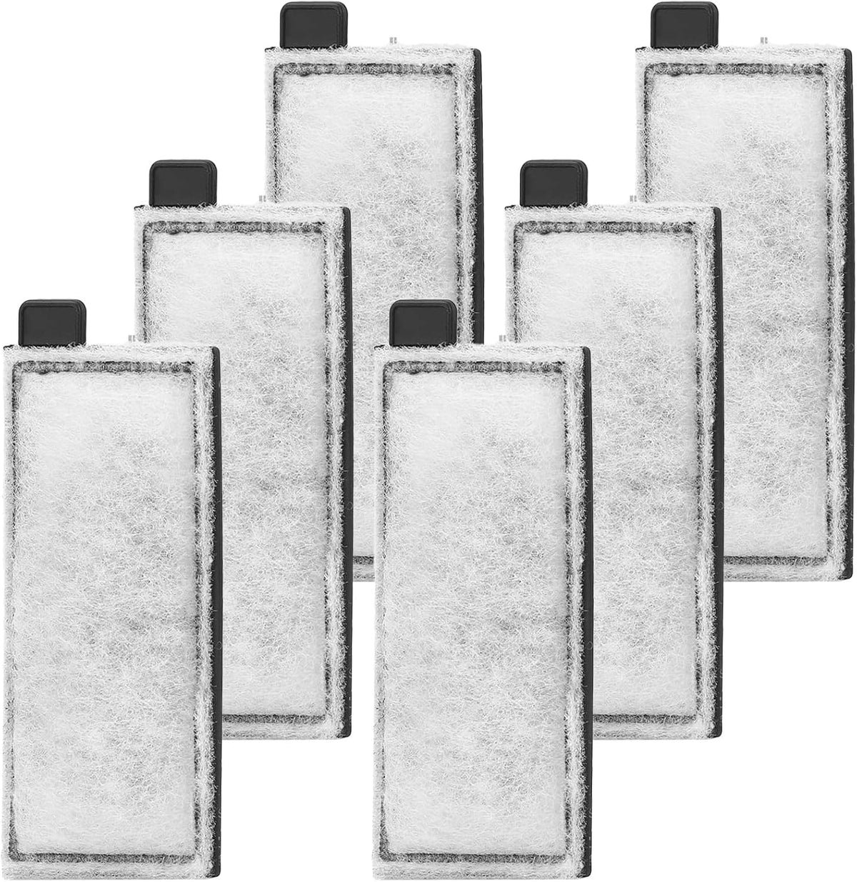 8 Pack Aquarium Filter Cartridge Replacement Fish Tank Filter Cartridge for Aquarium Internal Filter (Small)