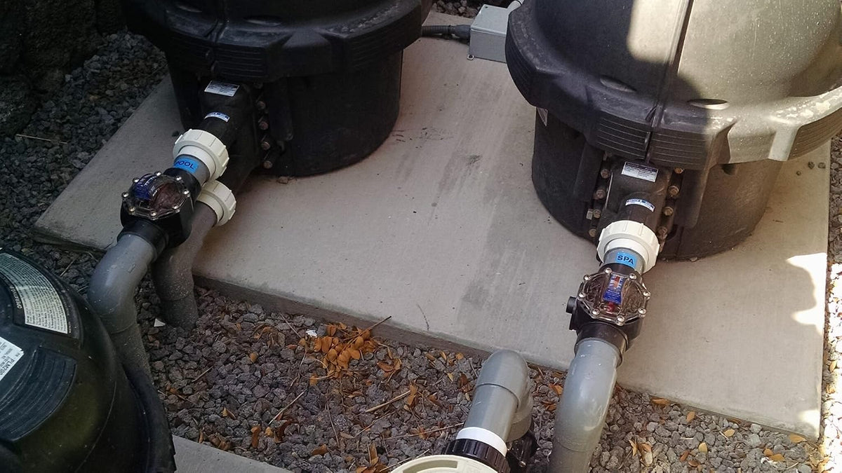 FV-C Control FlowVis 2 x 2.5in. Complete Pool Flow Meter and Check Valve
