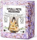 Hamster Bedding 15L, 99% Dust-Free Paper Bedding, Wildflower | Vibrant Color Paper Bedding, Compactly Packed to
