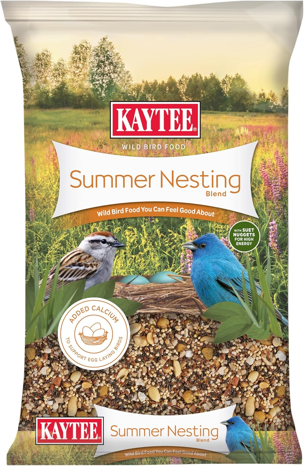 Wild Bird Food, Summer Nesting Seed Blend, 8 lb
