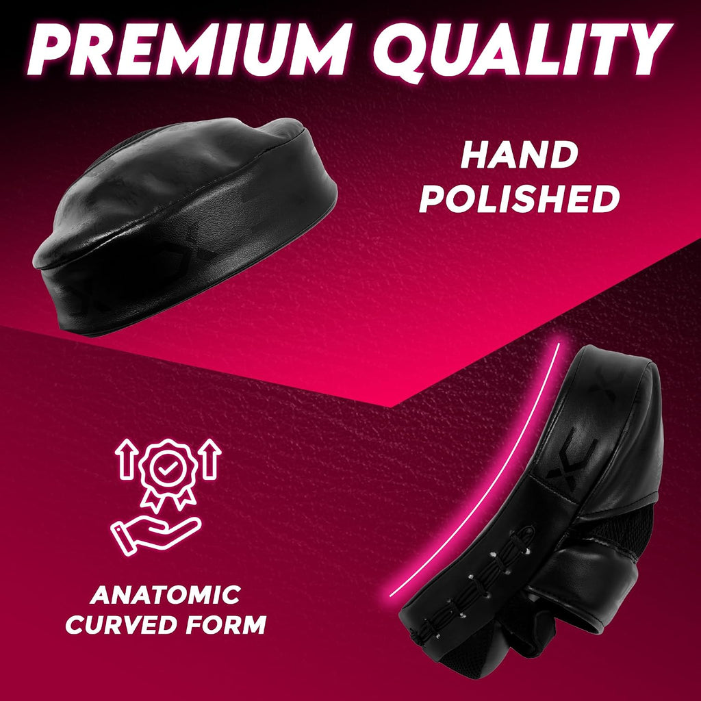Sports Punch Mitts Target Focus Pads Hook and Jab Curved for MMA Training Martial Arts Karate Kickboxing Muay Thai