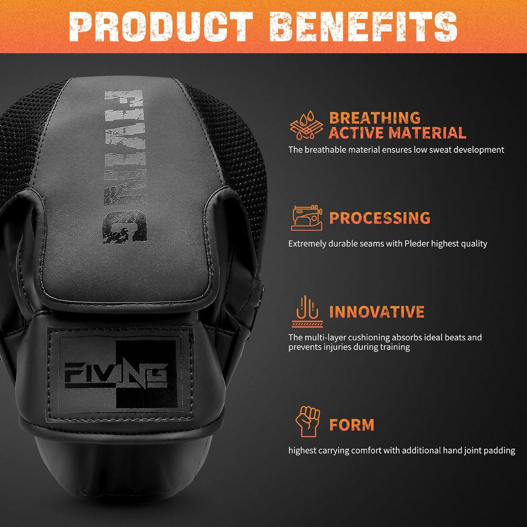 Boxing Pads Punching Mitts for Muay Thai,Punching,Sparring,Training | Focus Mitts, Curved Punch Mitts