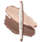 Dual-Ended Cream Eyeshadow Stick, Taupe Matte & Rose Gold Shimmer