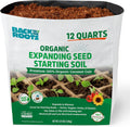 Organic Seed Starting, Compressed Block expands to 12 Quarts, Made for Herbs, Veggies, Flowers