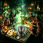 RPG Dice Set,7Pcs Bloodstained Alchemist Elixir Dice with Spinning Chalice
