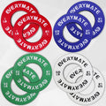 Fractional Micro Weight Plates Set of 8 Weight Plate Pair of 0.25LB 0.5LB 0.75LB 1 LB for Olympic Barbells for
