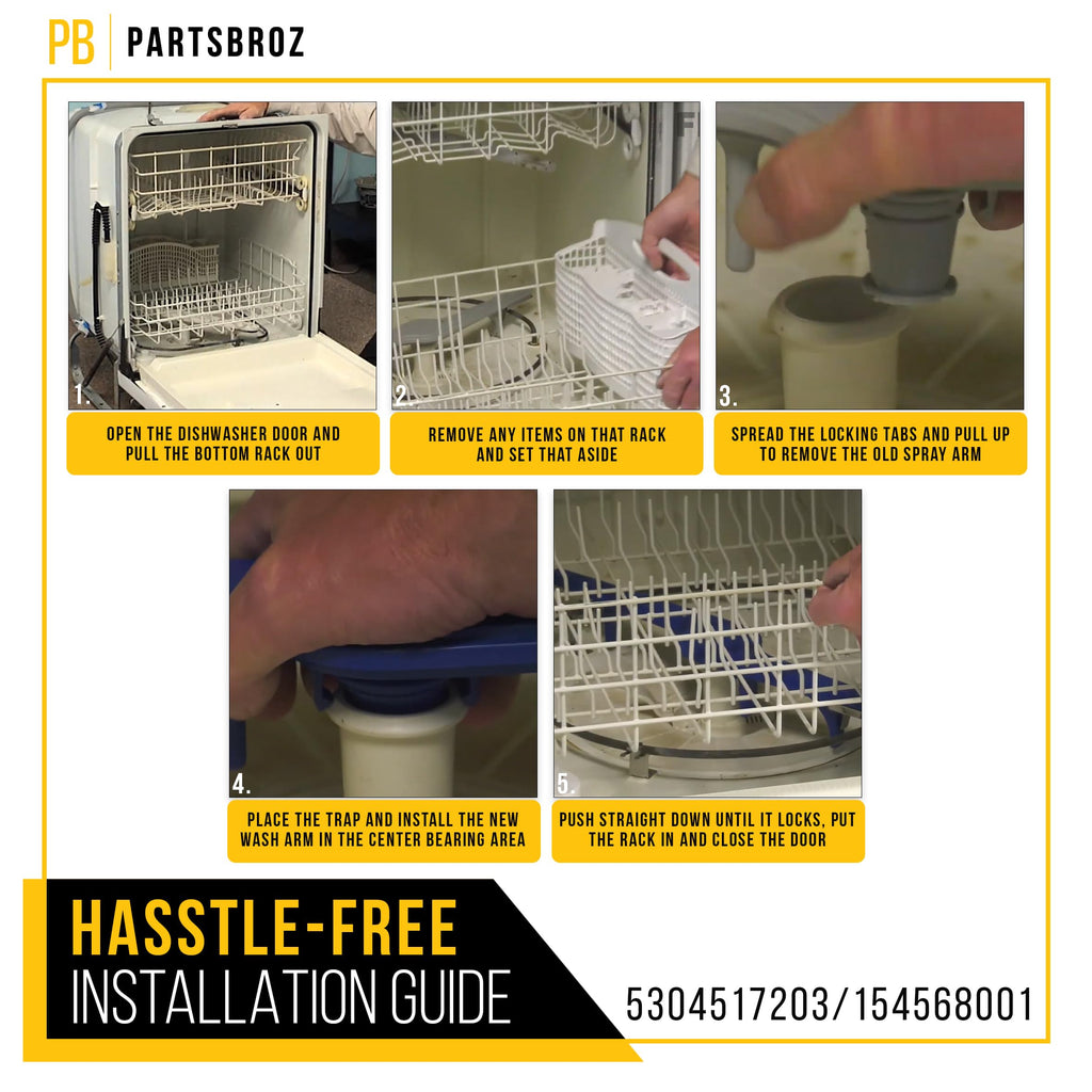 Dishwasher Lower Spray Arm for Frigidaire FDB700BFC0