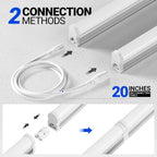 Barrina T5 LED Shop Light 2FT, 1100LM, 10W, 5000K (Daylight White), 2 Packs