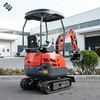 13.5HP Tracked Mini Excavator with Mechanical Grab