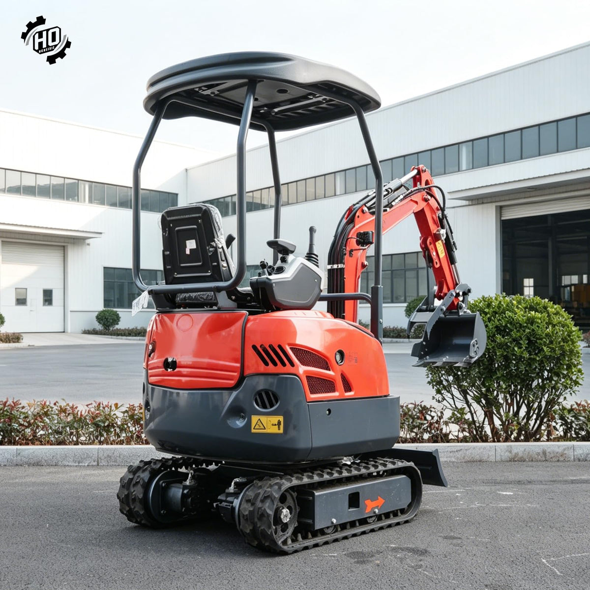 13.5HP Tracked Mini Excavator with Mechanical Grab