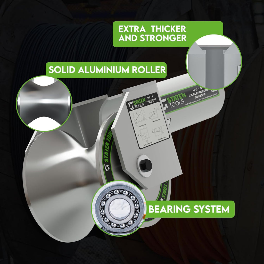 441 3" Feeding Sheave Pulley for Cable Puller Tugger