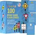 Road Signs Flash Cards with Detailed Explanations and Safe Driving Tips - Stocking Stuffers for Teens, Teen Boy