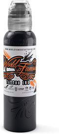 World Famous Black Tattoo Ink, Vegan and Professional Ink, Made in USA, Pitch Black, .5 oz