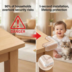Corner Protectors for Toddlers 6 Pack, L-Shape Desk Table Edge Bumpers