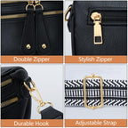 Crossbody Bags for Women Vegan Leather Travel Bum Bag