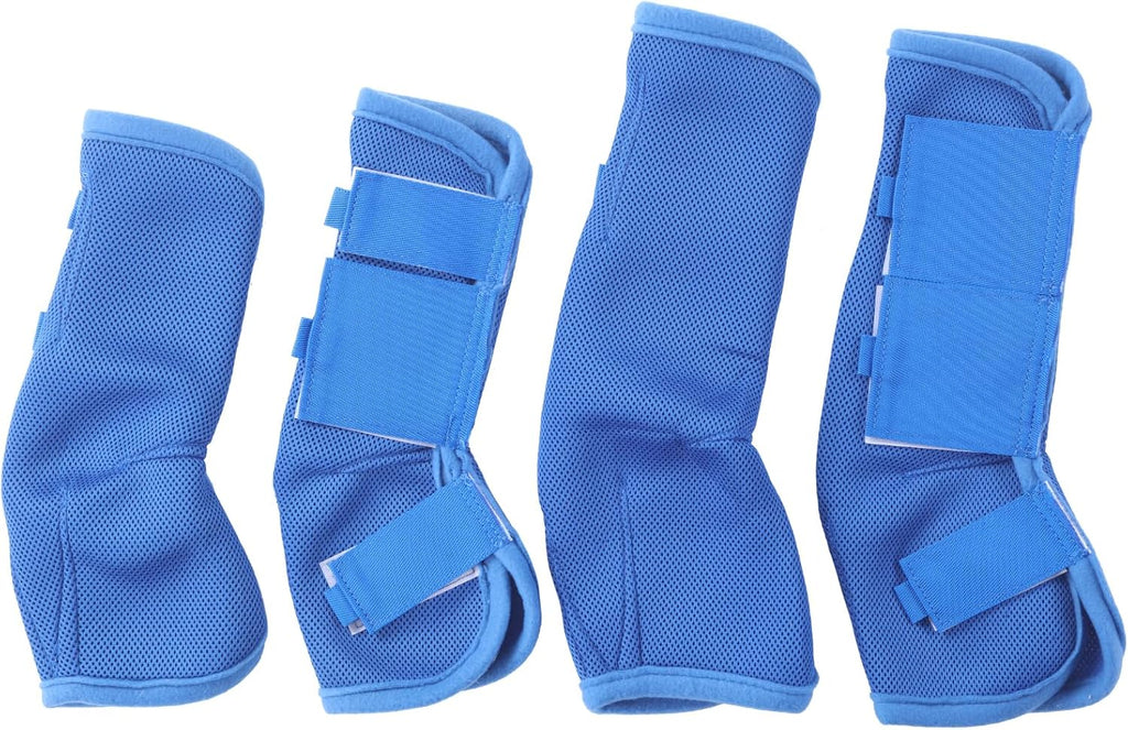 Horse Fly Boots Set of 4, Breathable Mesh Fly Boots for Horses