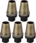 uxcell Cable Glands Strain Relief Cord Connector Grips Metal Bronze 5Pcs for Wiring Hanging Light Ceiling Pendant Lamp