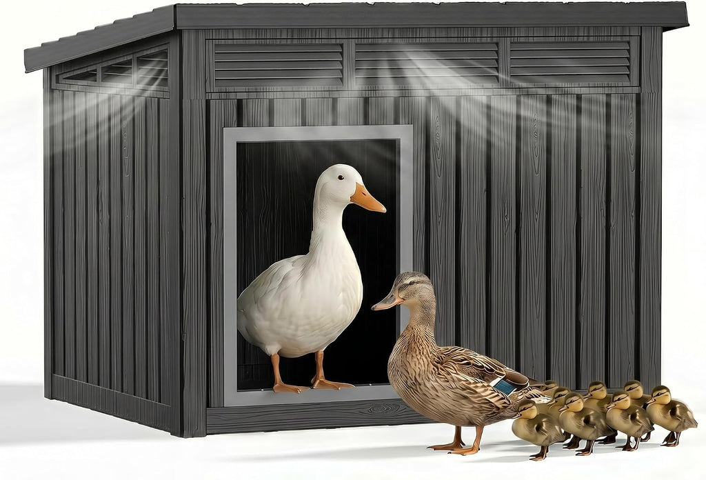 Outdoor Duck/Chicken House, Black