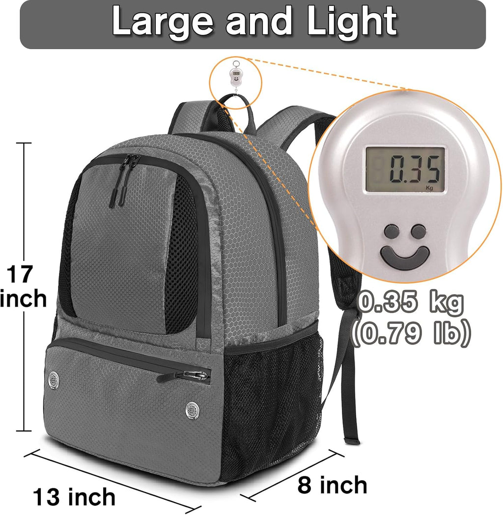 Soccer Backpack,Soccer Bag with Ball Holder, Water resistant Sport Equipment Bags Fit Basketball Volleyball Football