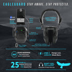 Shooting Ear Protection Earmuffs, Bluetooth, Black
