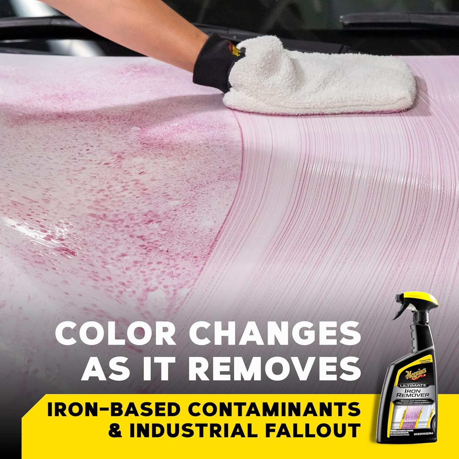 Ultimate Iron Remover, 24 Oz | Iron Remover Spray ,Dissolves Brake Dust & Fallout from Wheels &Paint, Deep Cleans for