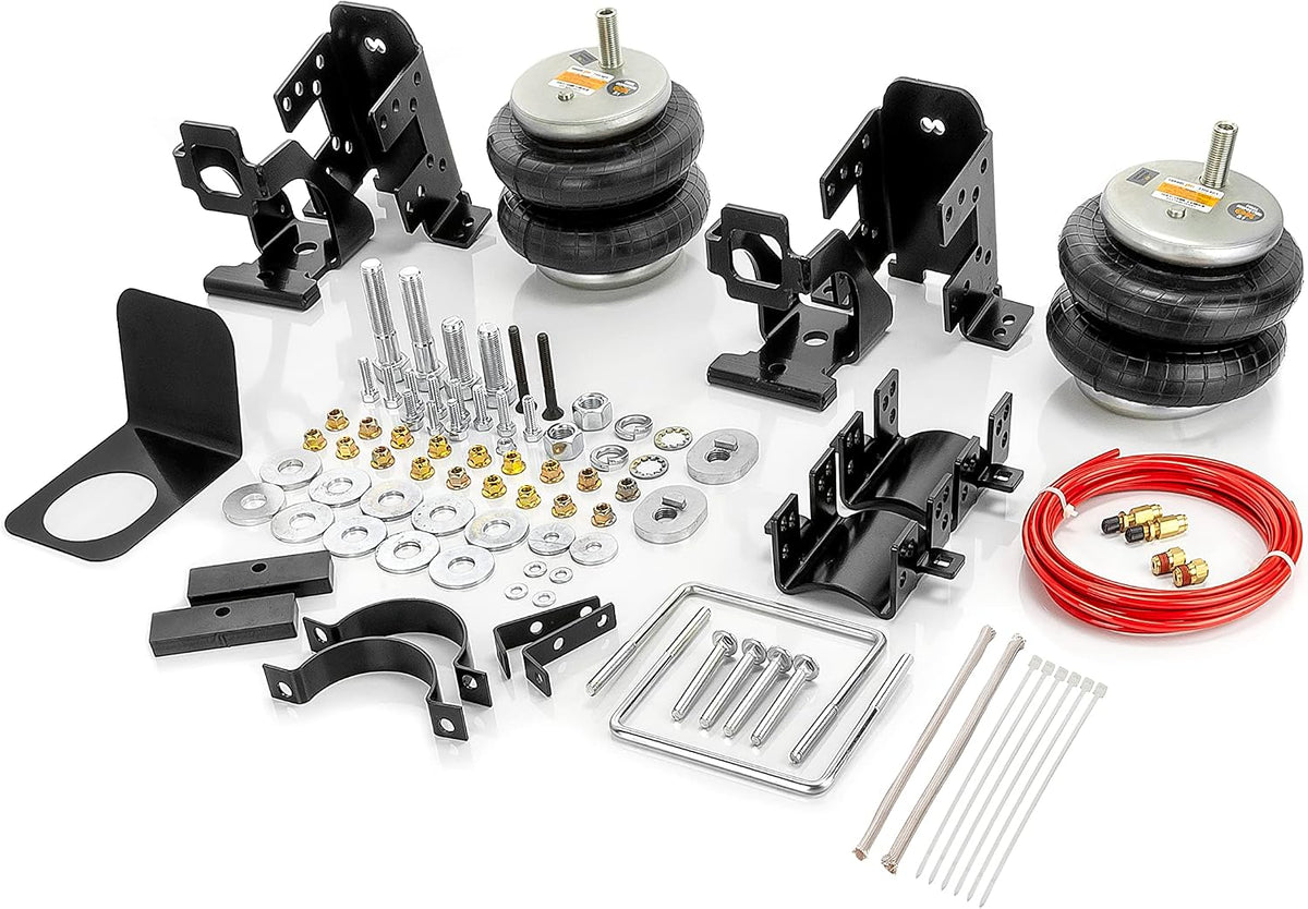 TORQUE Airbag Air Bag Suspension Kit for 1999-2004 Ford F250 F350 and 2008-2010 Ford F250 F350 2WD 4WD F-250 F-350 Super Duty Rear Helper Bag 5000 lbs (Replaces Firestone Ride Rite 2550) (TR2550)