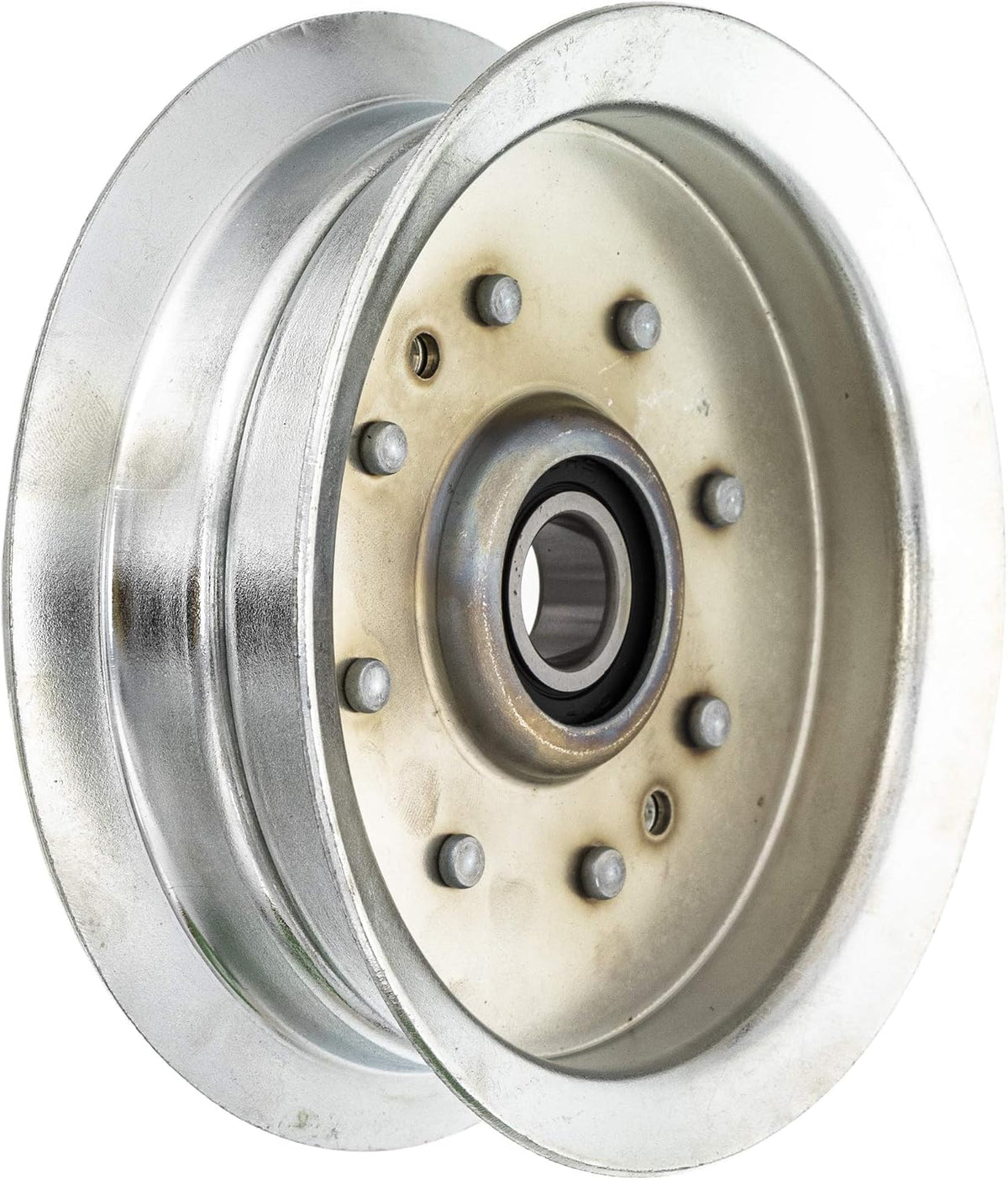 8TEN Flat Idler Pulley for John Deere L120 L130 D170 D100 L118 L111 L108 Cub Cadet XT1-LT42 XT1-LT46 XT2-LX46