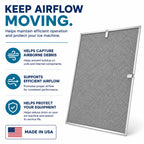 Filter Everything Replacement Aluminum Ice Machine Air Filter, 14.24 x 17