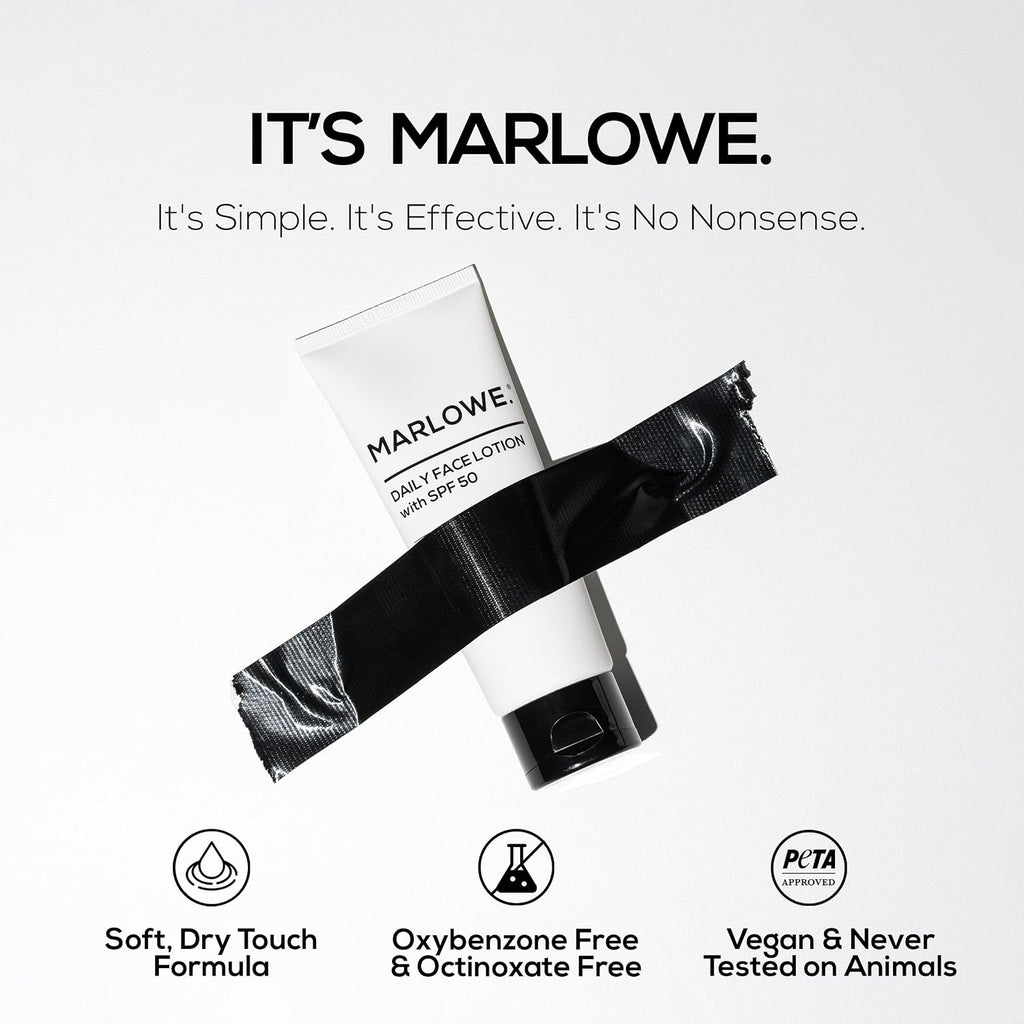 Face Moisturizer with SPF 50, Daily Sunscreen Lotion, 3.4 oz | Lightweight, non-greasy Face Lotion with SPF 50 that