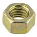 3/8"-16 (25 Pack) Grade 8 Hex Nut, Coarse Thread, Yellow Zinc by Makers Bolt