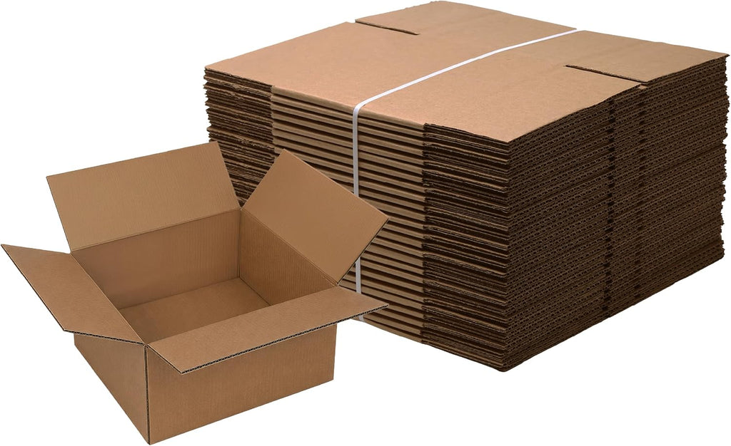 12"x12"x5" Corrugated Shipping Boxes 25-Pack