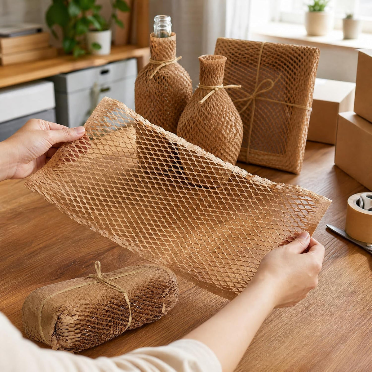 Honeycomb Paper Wrap Packing Paper, 50cm x 45cm