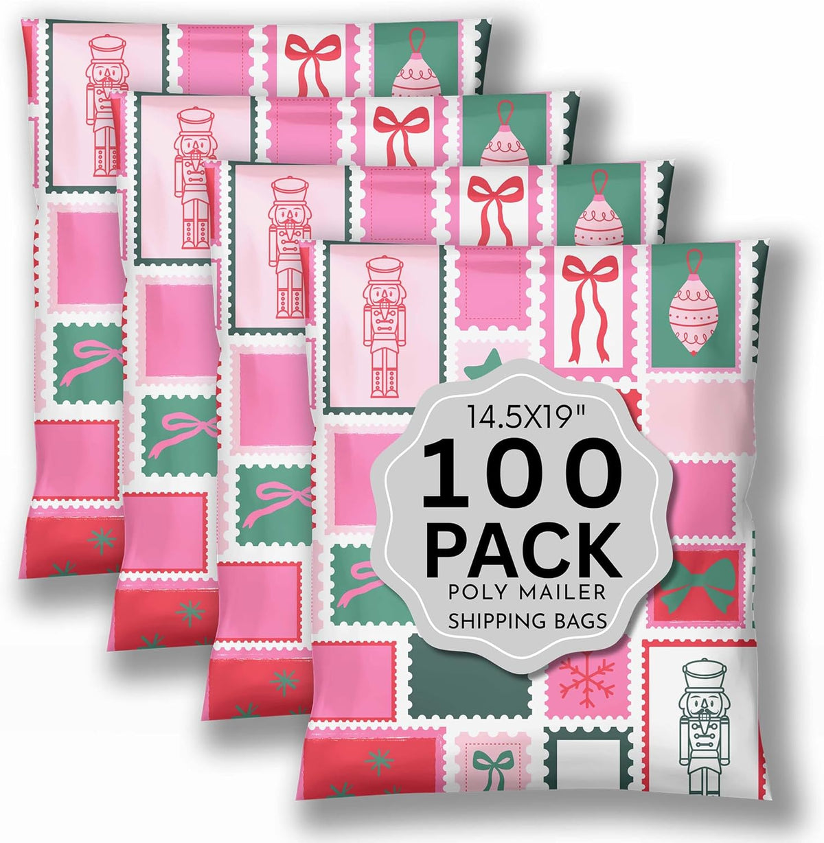 Christmas Poly Mailer Polybag Packaging Cute Shipping Bags