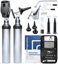 Otoscope Oph Diagnostic Set - 36 Piece Medical and Nursing Student Otoscope/Opthalmoscope Diagnostic Kit - with