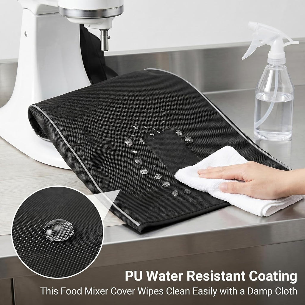 20quart black commercial vertical mixer cover with top handle