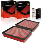 A-Premium 2-PC Pre-oiled Engine Air Filter Compatible with Dodge & Chrysler