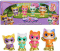 Disney Jr. SuperKitties Water Squirters 4-Pack Set, Bath Toys | Ages 3 and Up, Water Toys for Fans, Girls, Kids